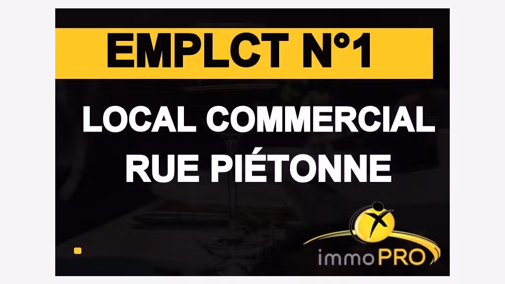Vente commerce de 62m² au coeur de Lyon