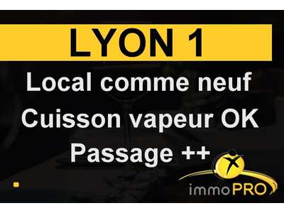 Vente Restaurant à Lyon 1er