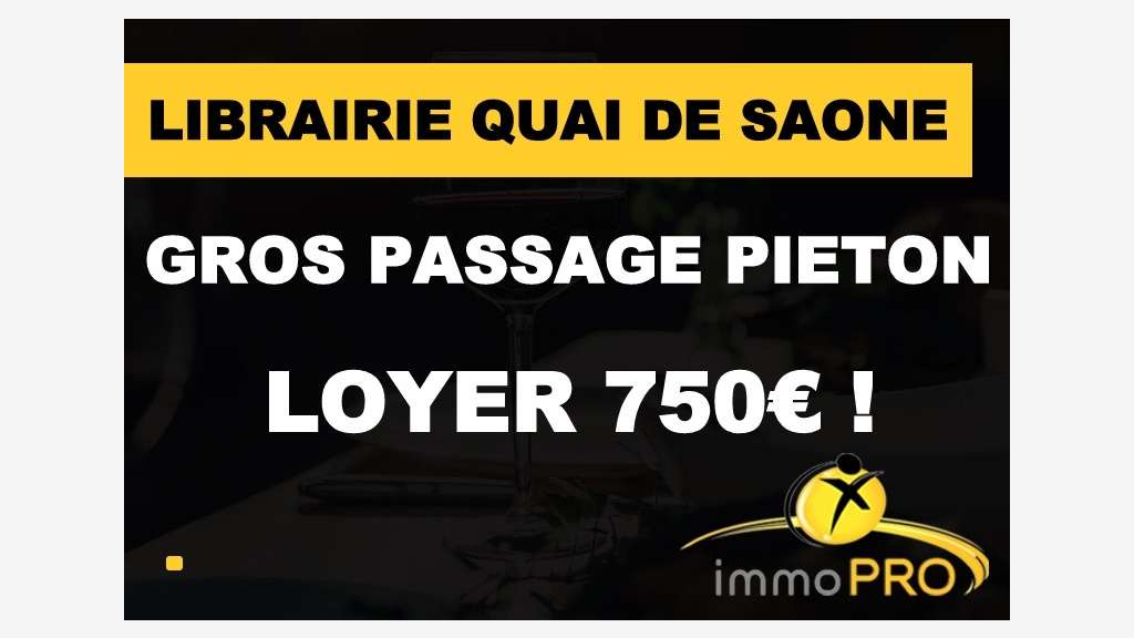 A vendre librairie sur les quais de Saône à Lyon
