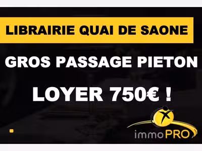 A vendre librairie sur les quais de Saône à Lyon