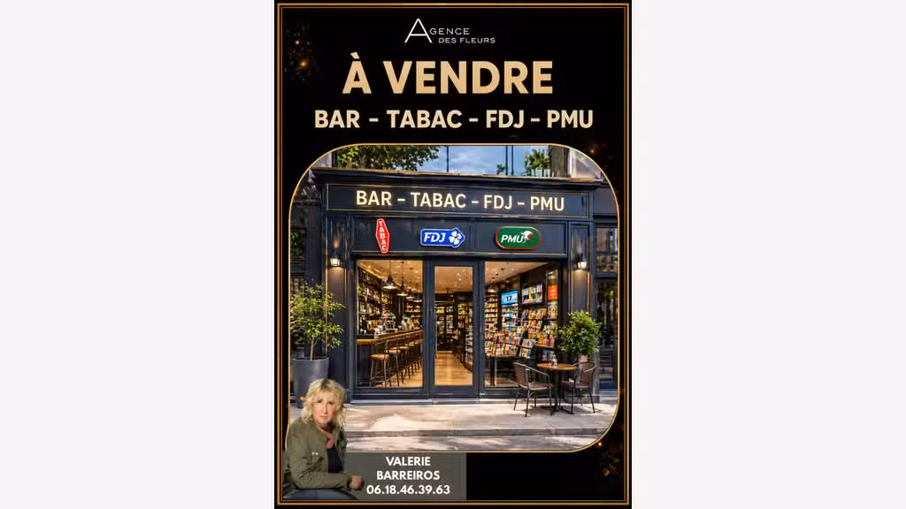 Vente bar Tabac FDJ à 25 minutes de Rouen