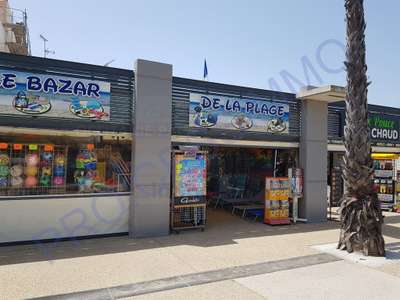 Vente FDC bazar de plage à Marseillan plage