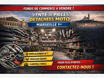 Cession FDC pièces détachées 90m² Marseille centre