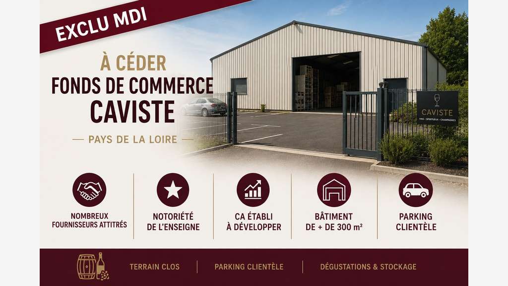 Vente FDC caviste dans les Pays de la Loire