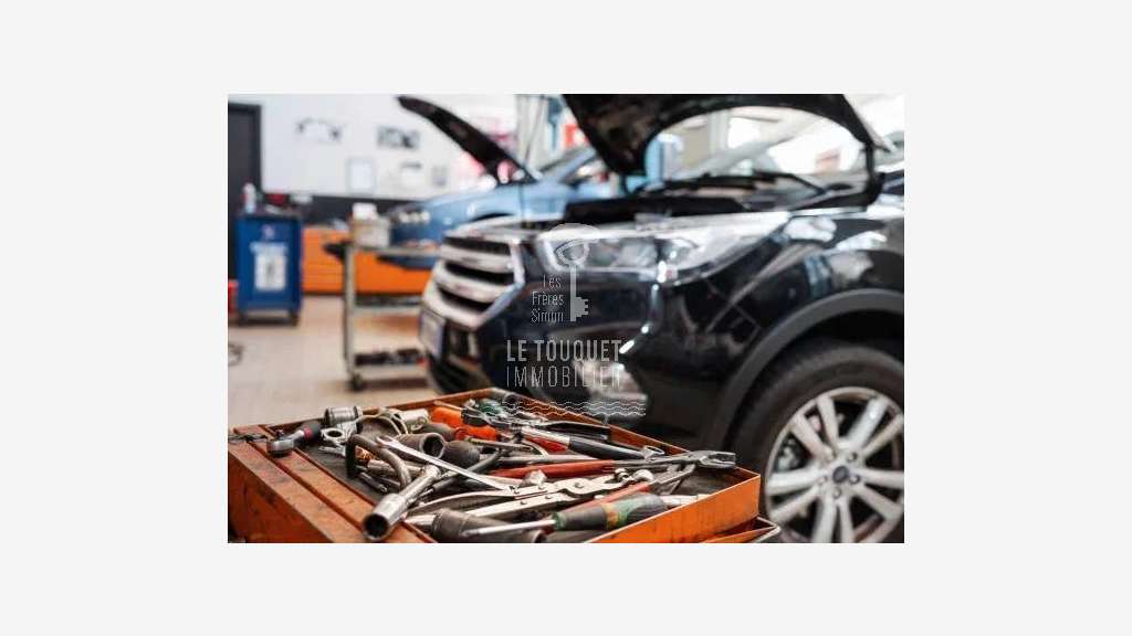Cède garage structuré et rentable à Merlimont