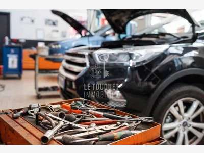 Cède garage structuré et rentable à Merlimont