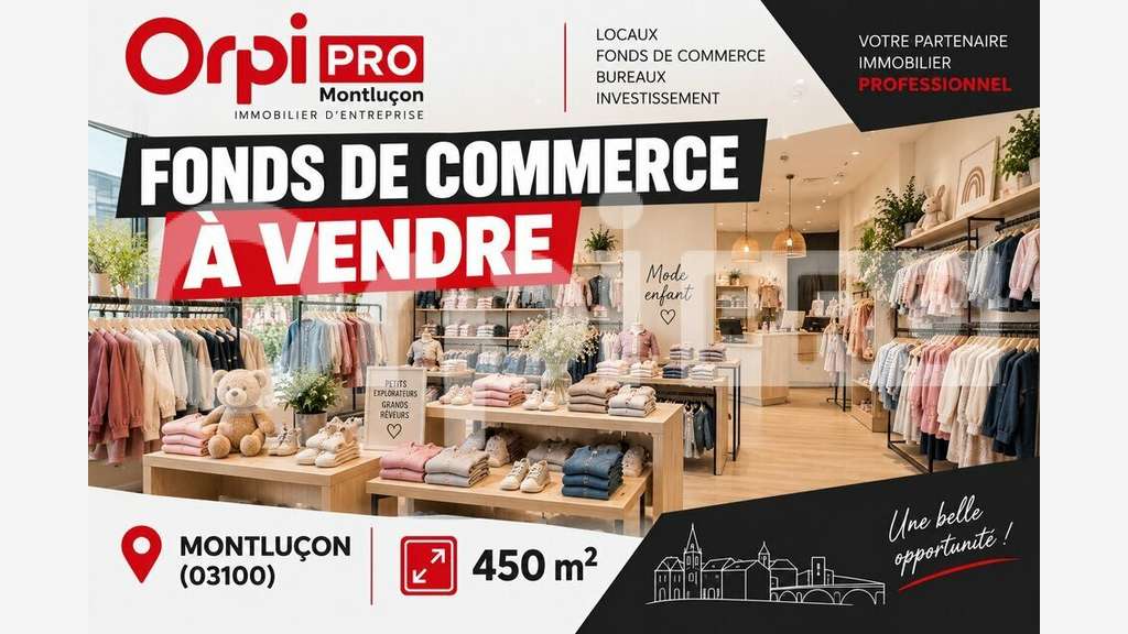 FDC prêt à porter enfant à vendre à Montluçon