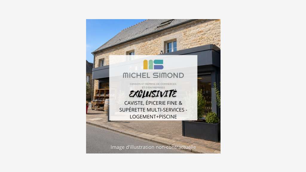 Vente caviste épicerie fine et supérette Morbihan