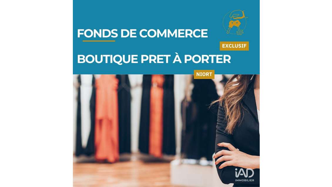 Vente FDC prêt-à-porter féminin à Niort
