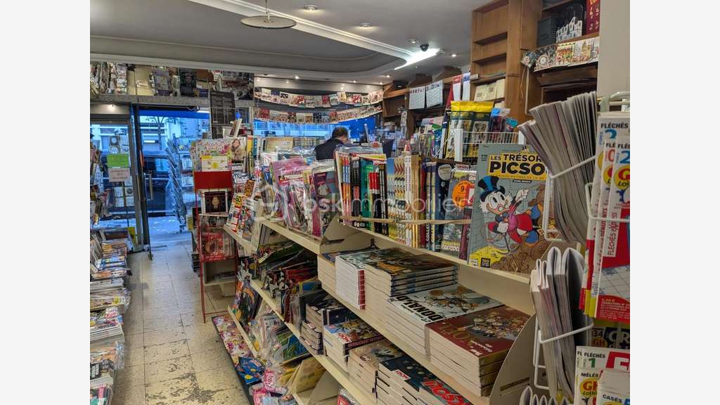 Vente librairie + appart et parking Paris 75015