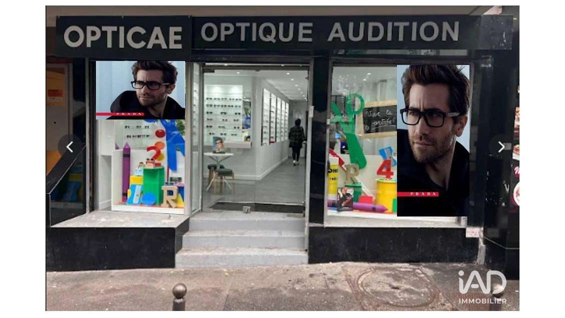 Vente boutique d’optique à Paris 75011 Belleville