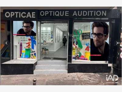 Vente boutique d’optique à Paris 75011 Belleville 