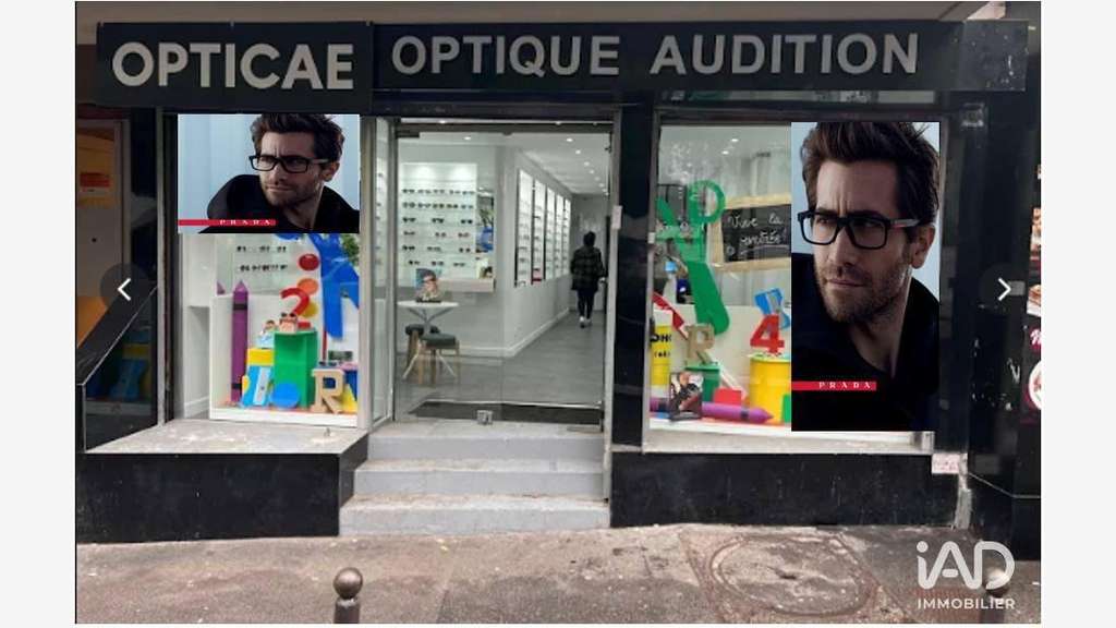 Vente boutique d’optique à Paris 75011 Belleville 