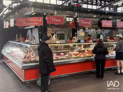 Vente boucherie premium marché couvert 75018 Paris