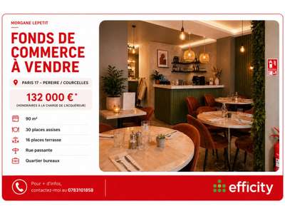 Vente Divers Commerces à Paris 17e