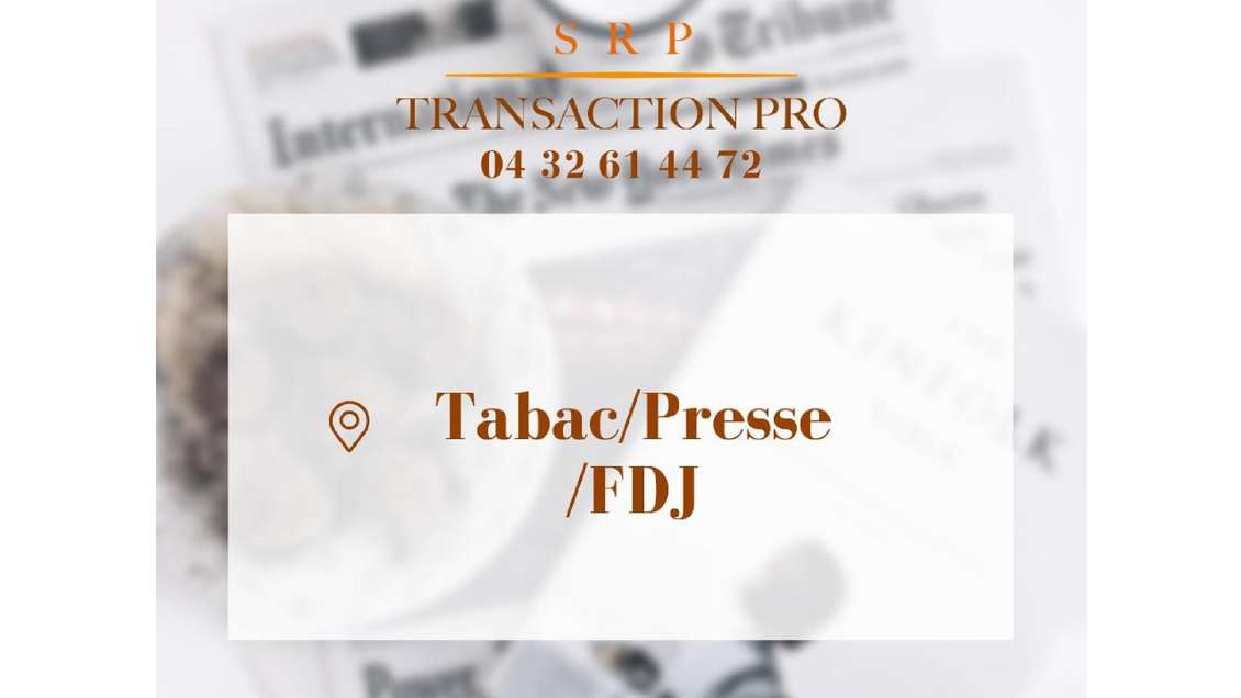 Vente FDC tabac presse FDJ parking dans le Gard
