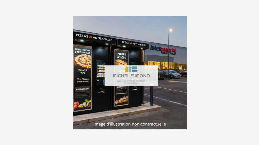 Vente pizzeria en distributeurs automatiques 22