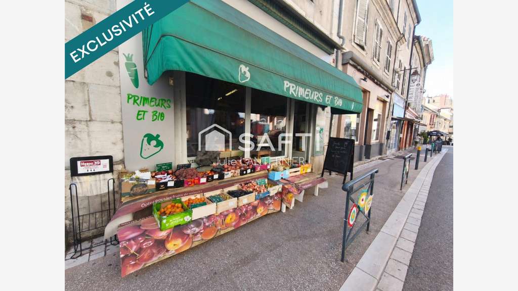 Vente commerce primeur à Poligny centre-ville