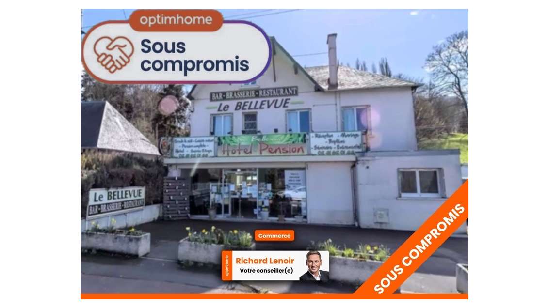 A vendre restaurant bar hôtel parking à Lisieux