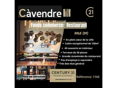 Vente Restaurant à Dole