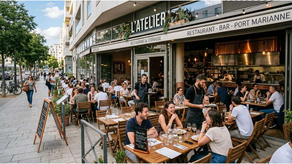 A céder FDC restaurant à Montpellier Port Marianne
