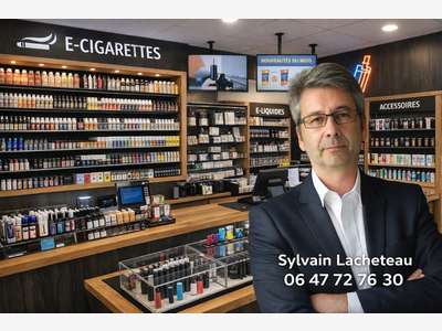 A vendre 3 boutiques de cigarettes électro dept 22