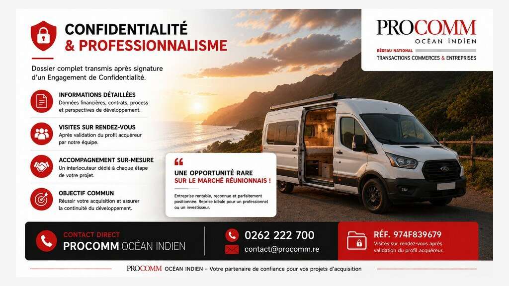 FDC Location de Vans Aménagés à vendre Saint-Paul