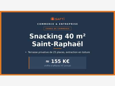 Snacking  Flux piéton constant & Terrasse 25 pl.