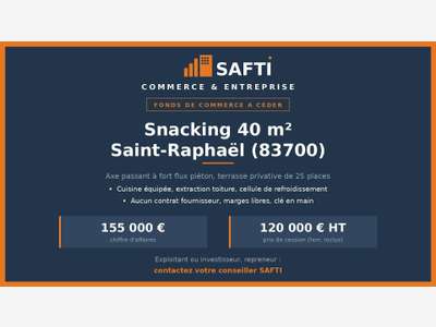 Snacking  Flux piéton constant & Terrasse 25 pl.