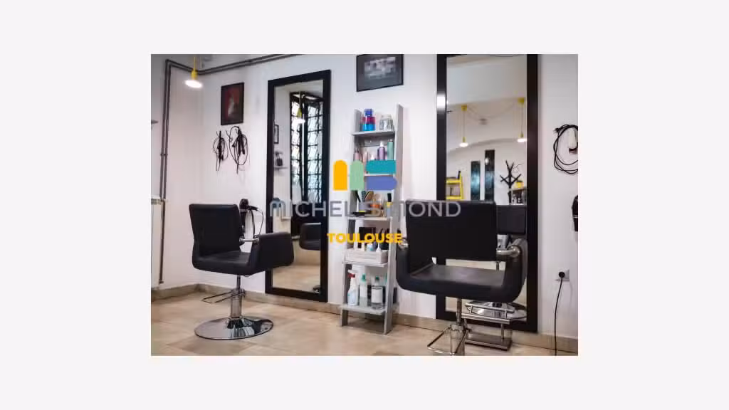 AV salon de coiffure mixte à l'Ouest de Toulouse