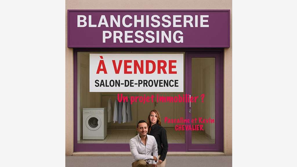 Vente blanchisserie pressing à Salon de Provence