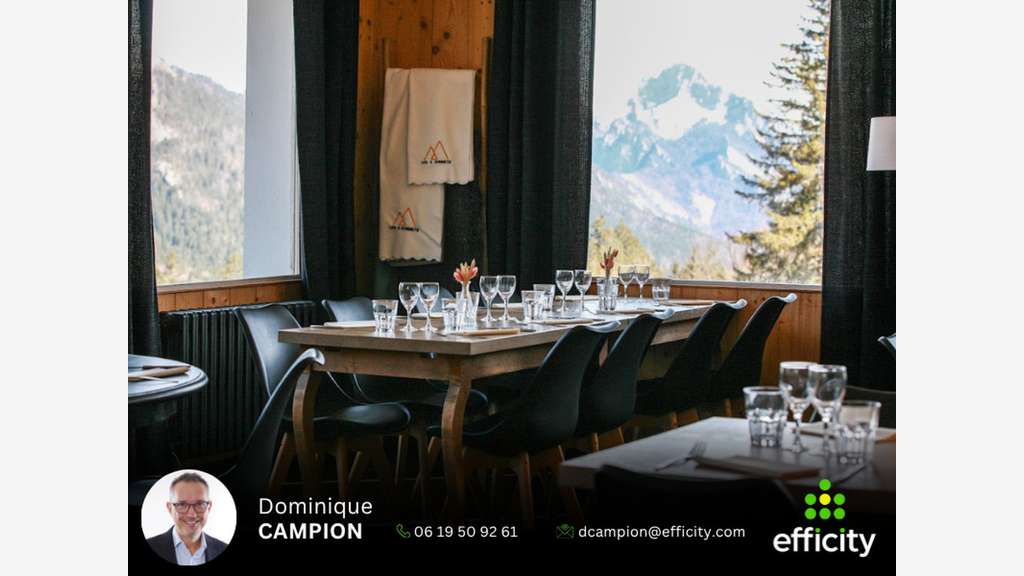 Vente ensemble touristique au Col de Porte