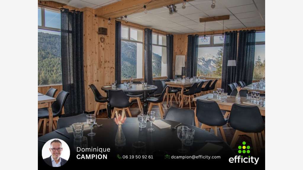 Vente ensemble touristique au Col de Porte