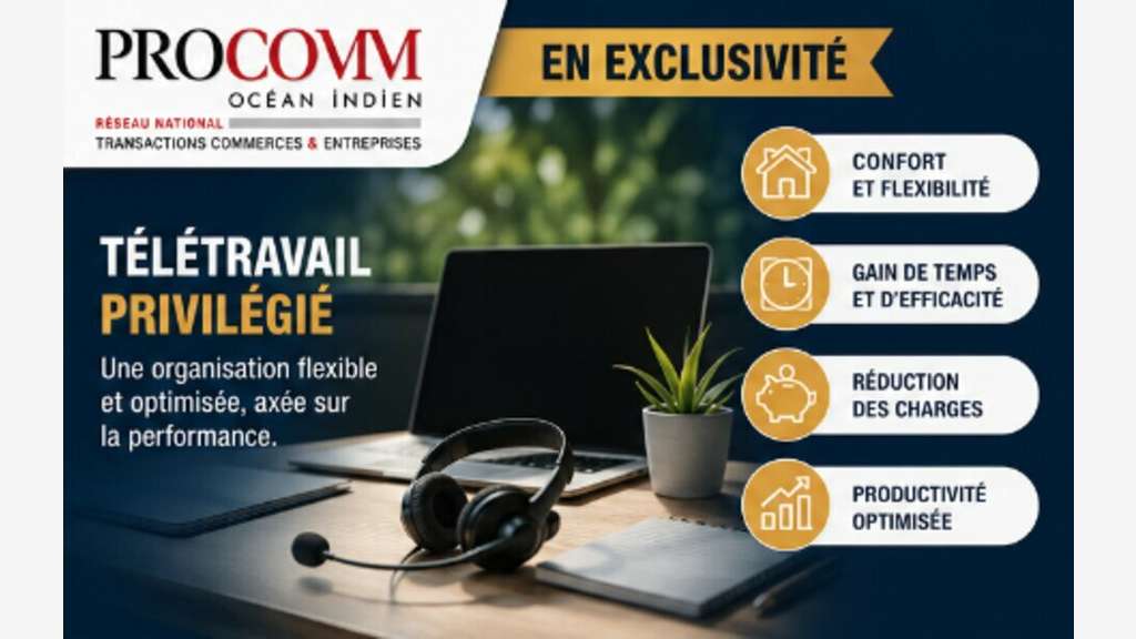 Cession FDC services pro à Saint-Leu 974