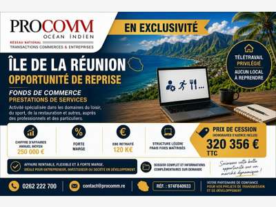 Cession FDC services pro à Saint-Leu 974