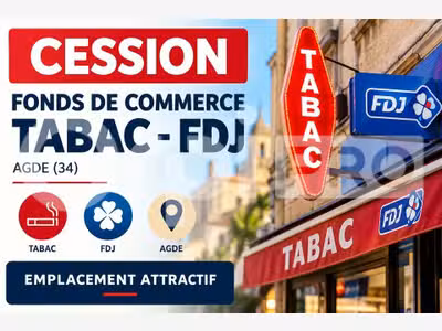A vendre FDC tabac FDJ au centre d'Agde