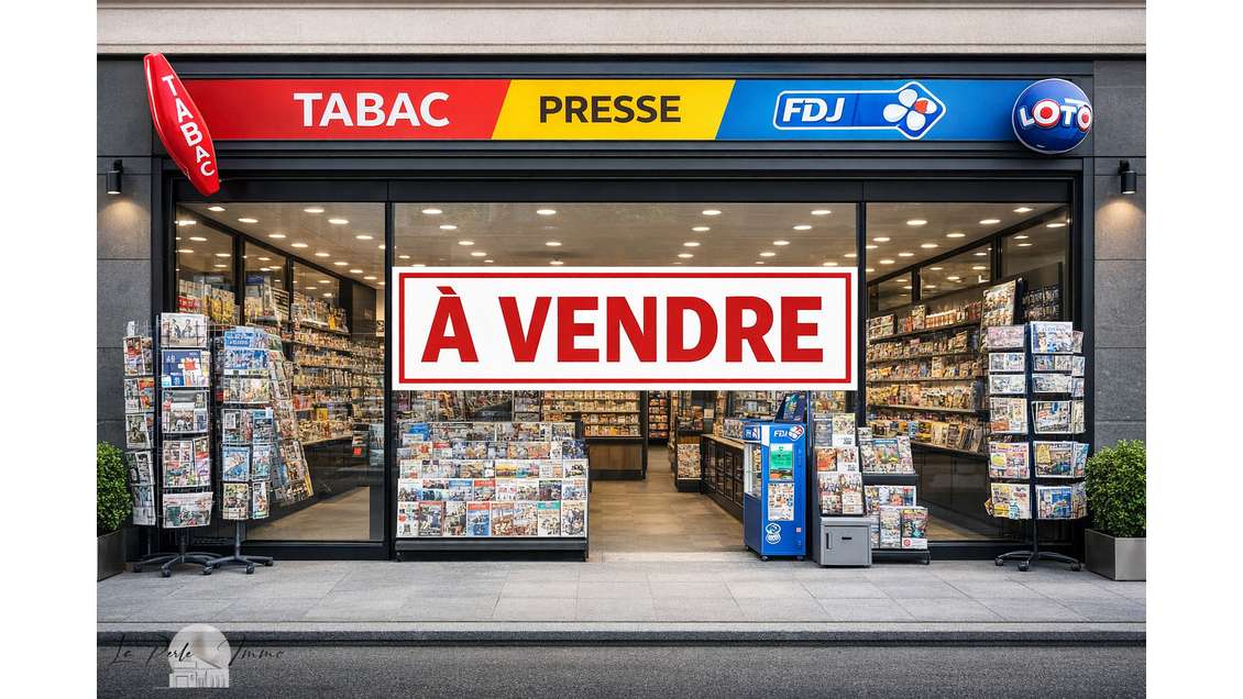 Vente bureau de tabac FDJ presse loto empl N°1 66