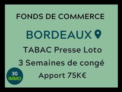 Vente Tabac - Presse - Loto à Bordeaux