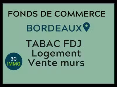 Vente tabac sur très bon axe de passage à Bordeaux