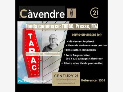Vente FDC Tabac presse jeux à Bourg En Bresse