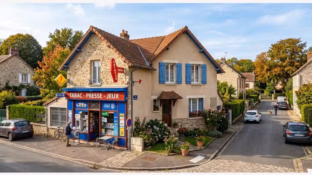AV FDC tabac presse loto murs & maison Carcassonne