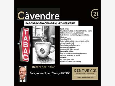 Cède bar tabac FDJ PMU épicerie snack Chalon/Saône