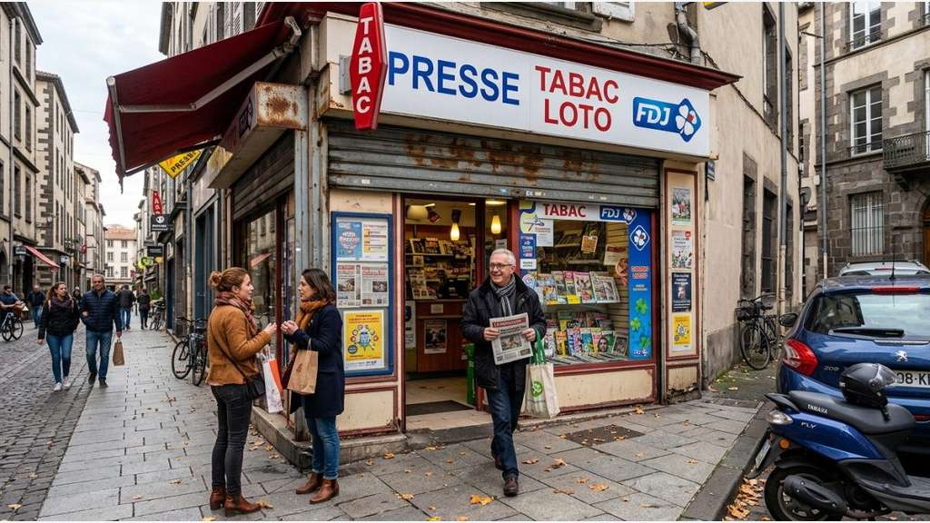 AV FDC tabac presse loto FDJ à Clermont Fd