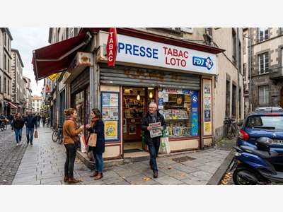 AV FDC tabac presse loto FDJ à Clermont Fd
