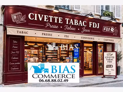 CIVETTE – TABAC – PRESSE – FDJ – BIMBELOTERIE Proc