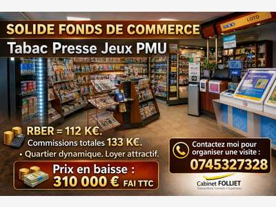 FDC tabac presse à vendre à Illkirch-Graffenstaden