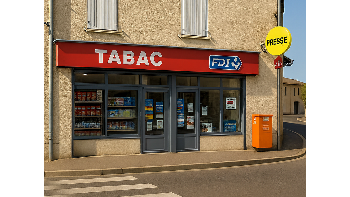 AV FDC tabac presse FDJ PMU centre village Isère