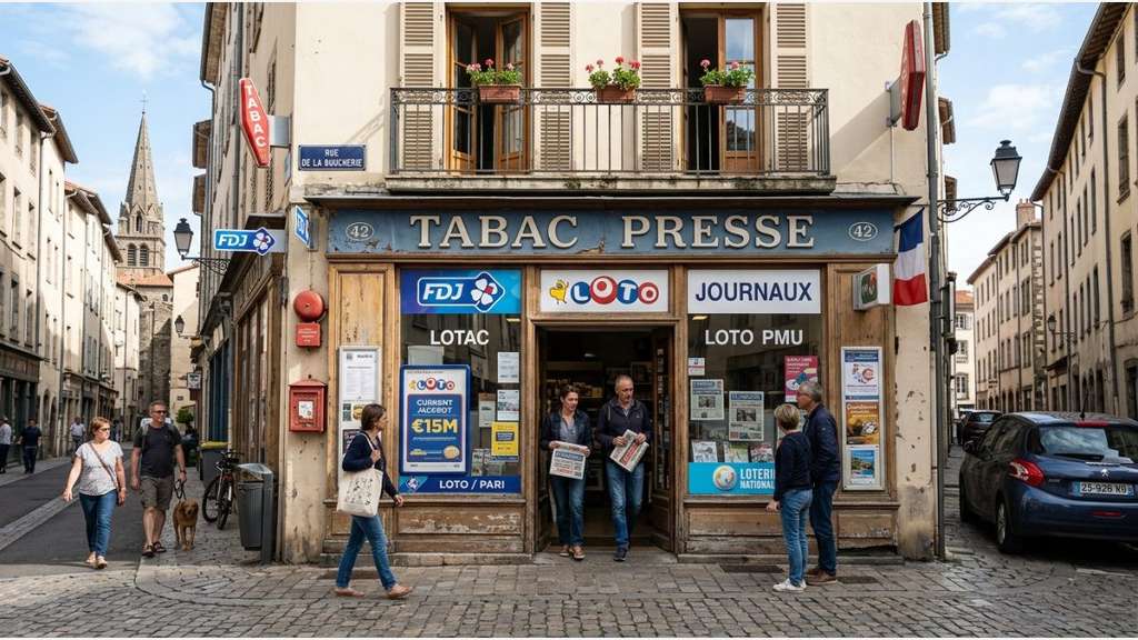 Vente murs tabac presse FDJ loto à 25 min du Puy