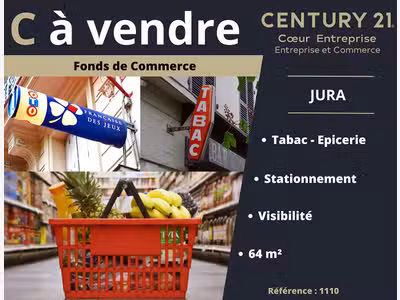 Vente Tabac Epicerie axe très passant du Jura