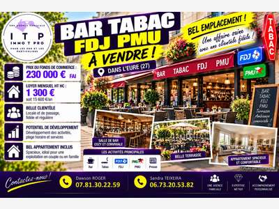 Cède beau FDC tabac presse FDJ PMU à Louviers